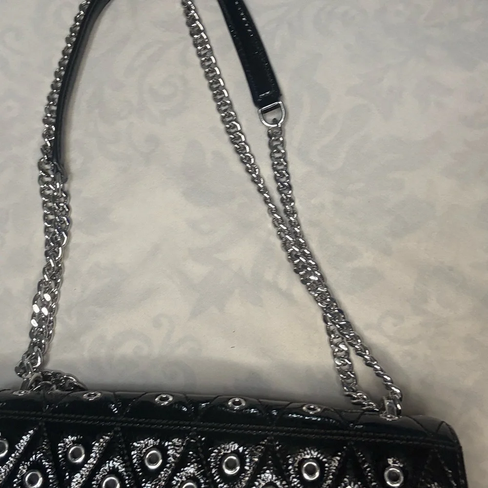 Michael Kors Black and Silver Women's Bag